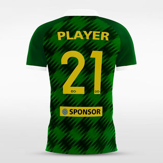 Custom Green Men's Sublimated Soccer Jersey