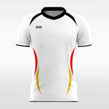 White Soccer Jersey Custom Sublimated
