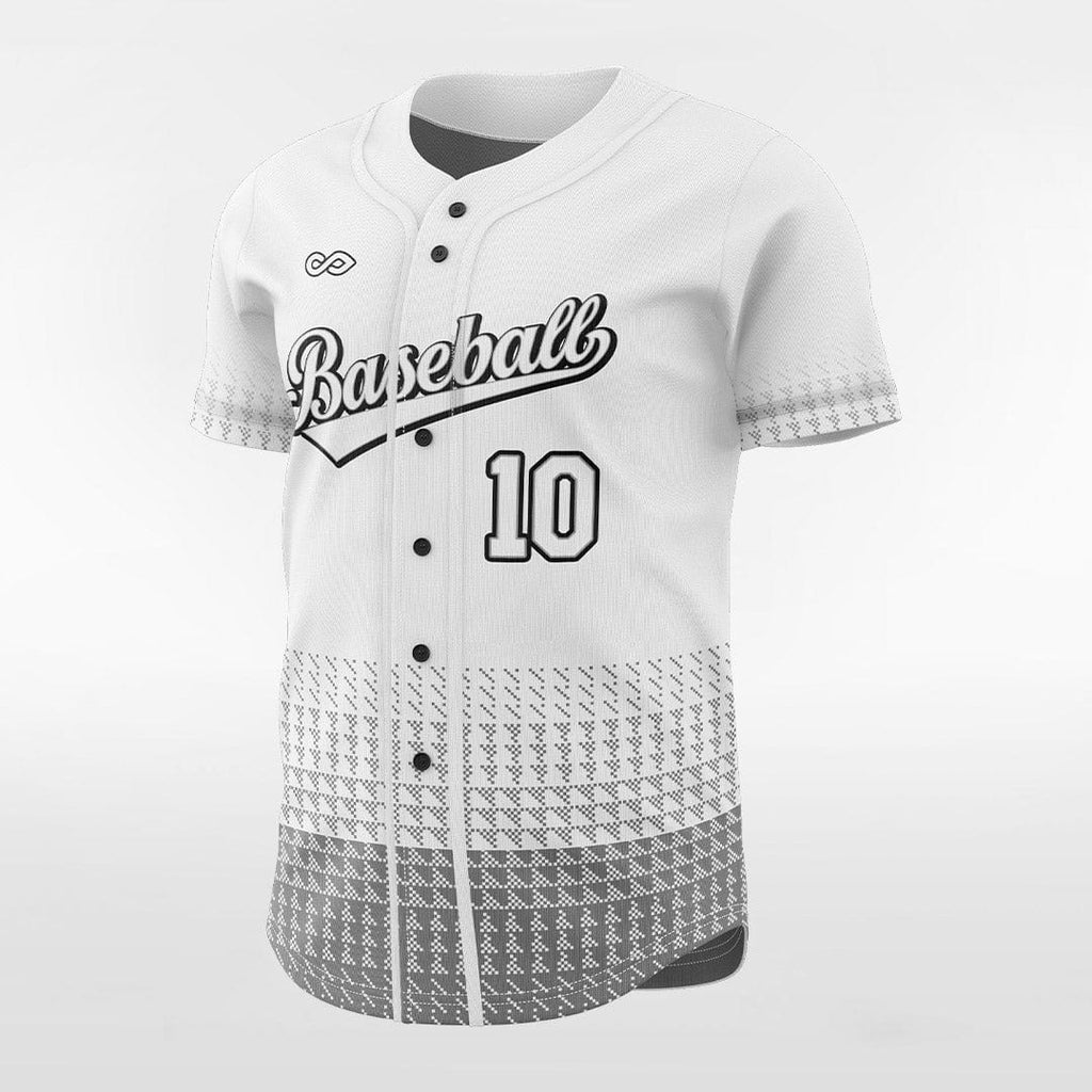 Tall Wall-Custom Sublimated Button Down Baseball Jersey-XTeamwear
