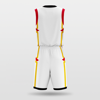 White Hero Basketball Set Design