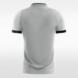 Custom Grey Men's Sublimated Soccer Jersey Mockup