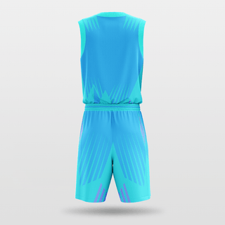 Blue Sublimated Basketball Jersey