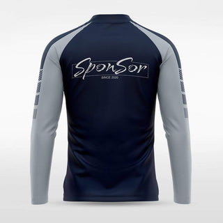 Navy Embrace Wind Stopper Men 1/4 Zip Jersey Design