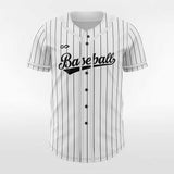 White Plaid Custom Baseball Jersey