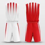 Basketball Uniforms Red and White