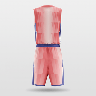 Pink Sublimated Basketball Uniform