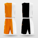 Orange&Black Tai Chi Basketball Set Design