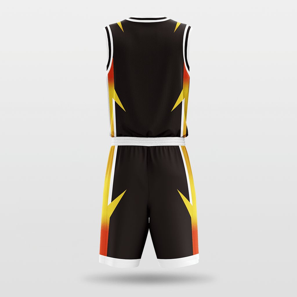 Quicksand - Custom Sublimated Basketball Uniform Set Grey-XTeamwear