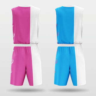 Pink&Blue Tai Chi Basketball Set for Team