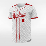 Crown Sublimated Button Down Baseball Jersey
