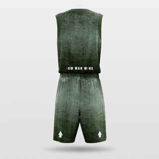 Green Sublimated Basketball Uniform