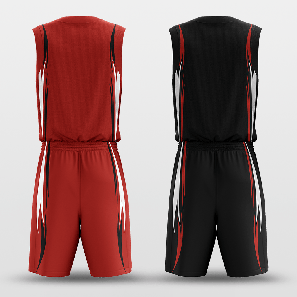 Black&Red Murmur Reversible Basketball Set