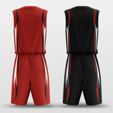Black&Red Murmur Reversible Basketball Set