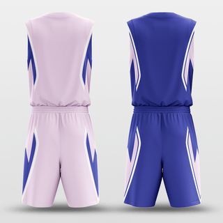 Pink & Purple Plume Reversible Basketball Set