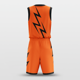 Orange Thunder Sublimated Basketball Team Set