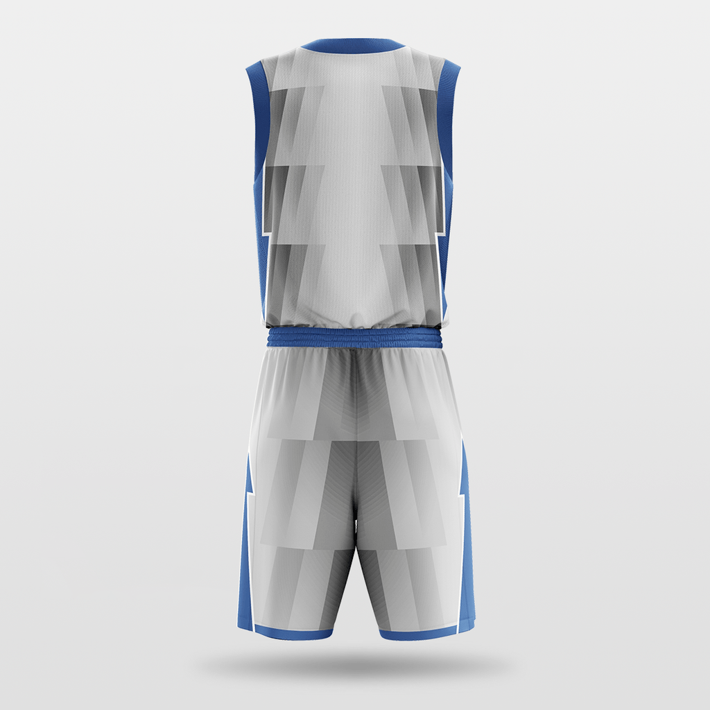 Light Gray Sublimated Basketball Uniform