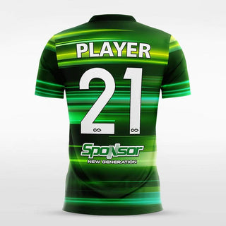 Custom Green Men's Sublimated Soccer Jersey