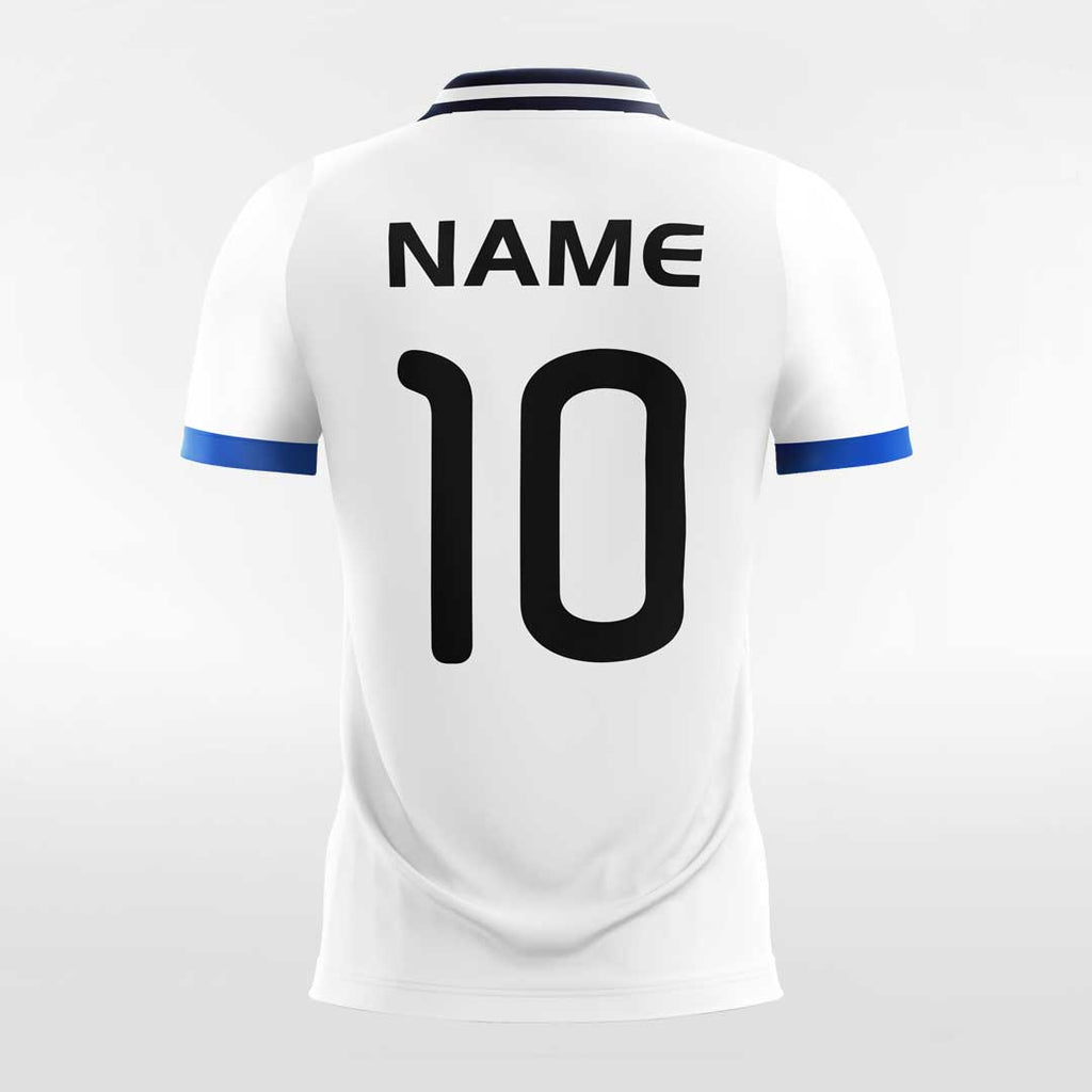 White Soccer Jersey Design