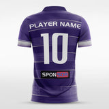 Custom Purple Men's Sublimated Soccer Jersey
