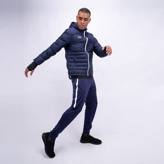 Navy Blue Dragon Vein Winter Jacket for Team