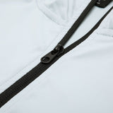 Grey Embrace Radiance Full-Zip Jacket Custom Details