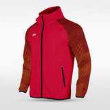 Red Embrace Orbit Full-Zip Jacket Custom 