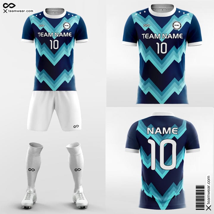 Wave - Custom Men Soccer Uniforms Cheap Sublimated-XTeamwear