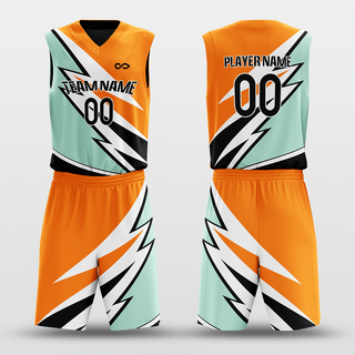 Black&Orange Windstorm Customized Basketball Set