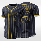 Midnight Rider - Customized Men's Sublimated Button Down Baseball Jersey