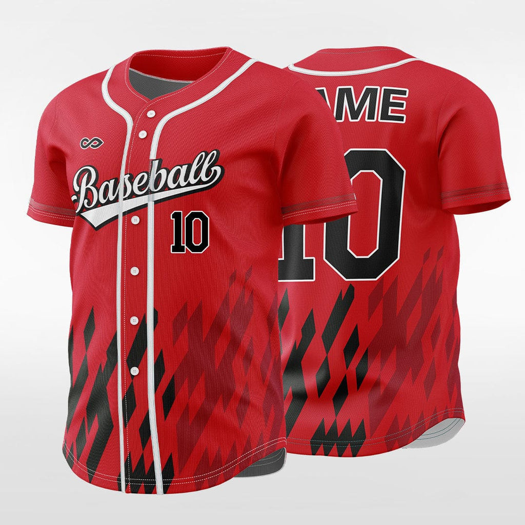  Custom Baseball Jersey, Baseball Shirt, Custom Red