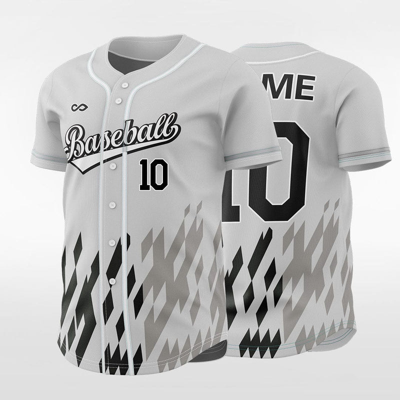 Color Grey Baseball Jerseys Custom Design for Teamwear Online-XTeamwear