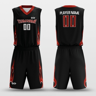 Black Sublimated Basketball Uniform