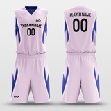 Pink & Purple Customized Plume Reversible Basketball Set