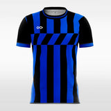 Striped Soccer Jersey Blue