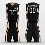Black&Pink Customized Classic30 Reversible Basketball Set
