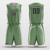 Pink&Green Customized Classic20 Reversible Basketball Set