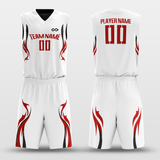 Shadow Flame Sublimated Basketball Uniform