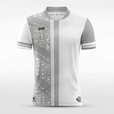 White Continent Soccer Jersey