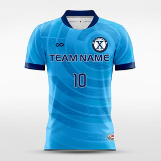 Blue Men Soccer Jersey