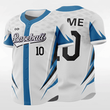 Jaws - Customized Men's Sublimated Button Down Baseball Jersey