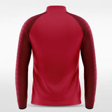Embrace Radiance Full-Zip Jacket Design Red