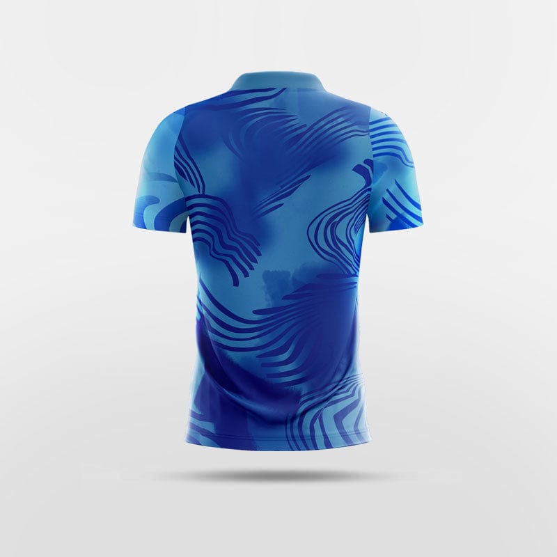 Custom Blue Kid's Sublimated Soccer Jersey