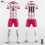 Retro 1- Striped Block Custom Soccer Kits Short Sleeve
