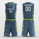 Green&Blue Reversible Basketball Set