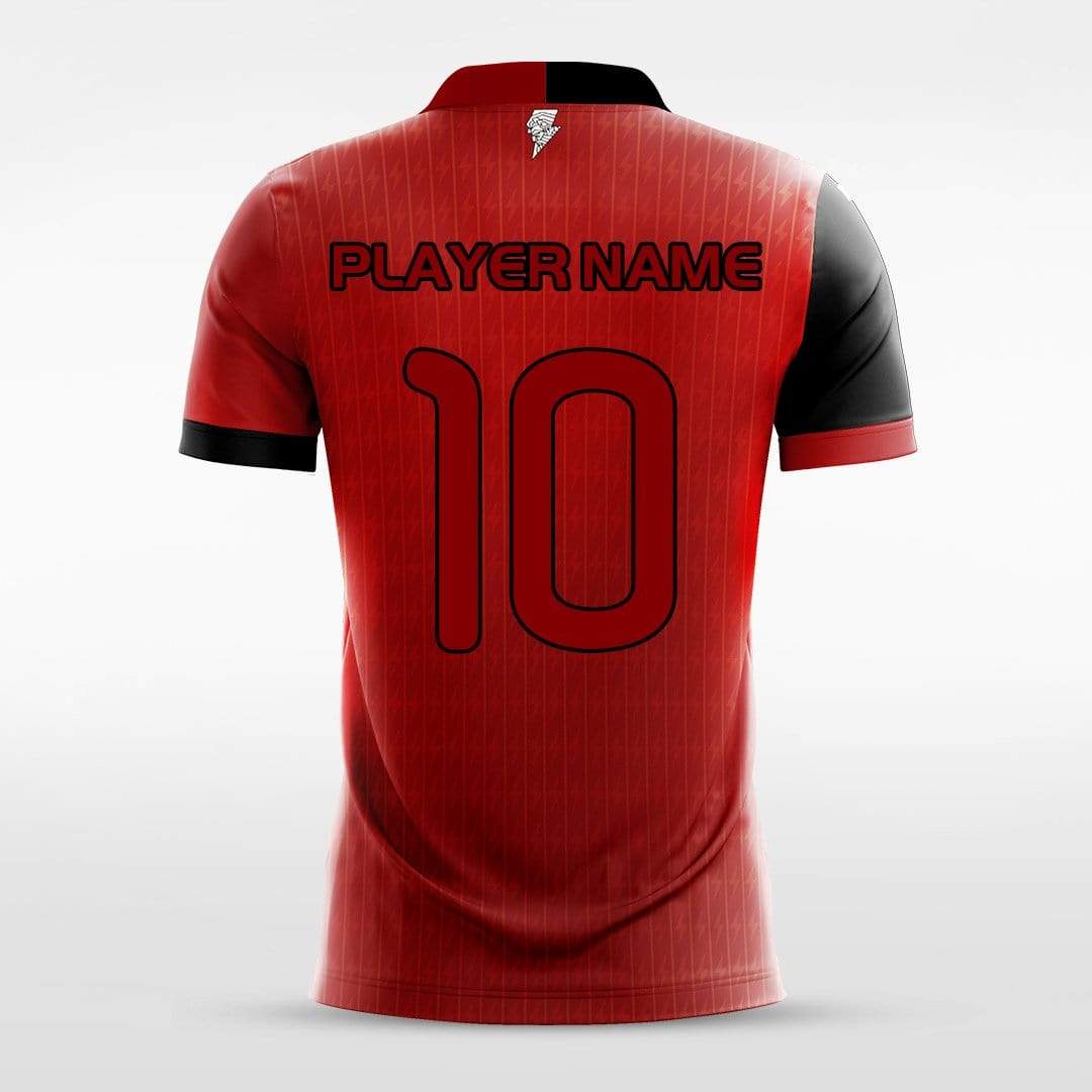 Order Online Hyve Red Zone Custom Football Half Sleeve Jersey for Men