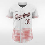 Red Button Down Baseball Jersey
