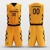 Yellow&BlackReversible Basketball Set