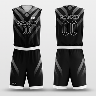 Black&White Sublimated Basketball Set