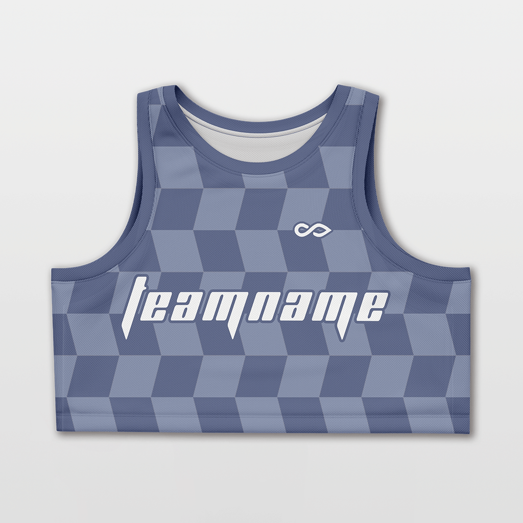 Checkerboard - Customized Basketball Sleeveless Hoodies-XTeamwear