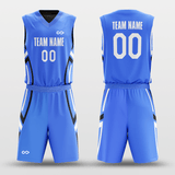 Blue&Black Reversible Basketball Set